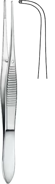 PENSET ÇOK HASSAS 10CM 1x2 DİŞLİ EĞRİ