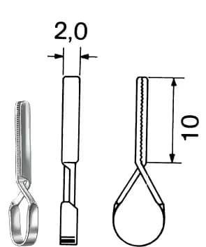 Damar Klip 10x2,0mm 125gr