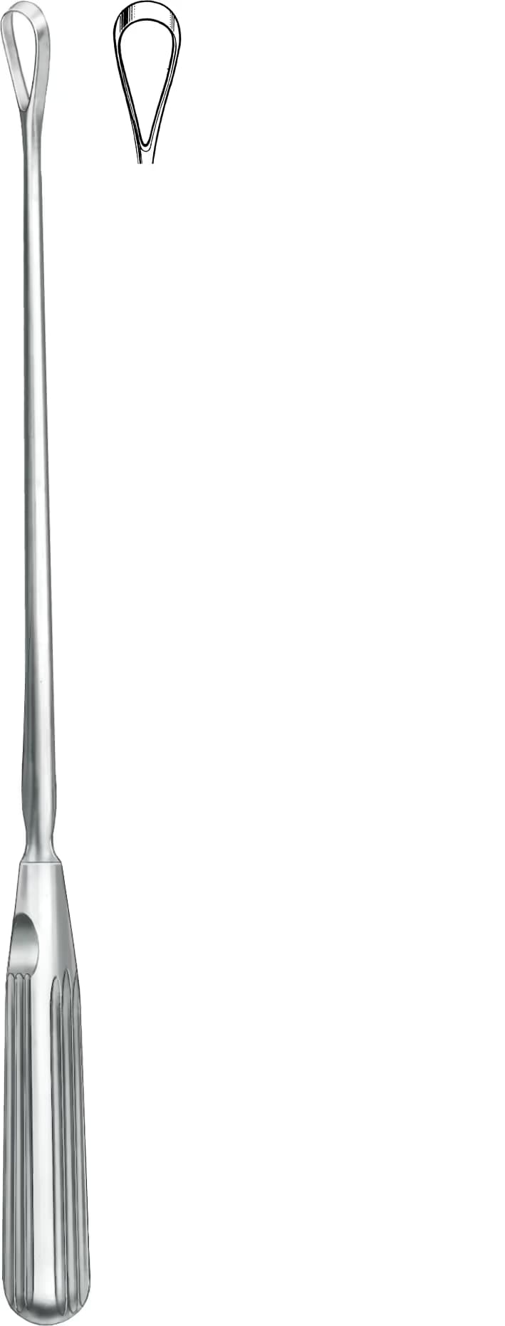 UTERIN KÜRET SIMS 25,5CM 8,5mm KESKİN