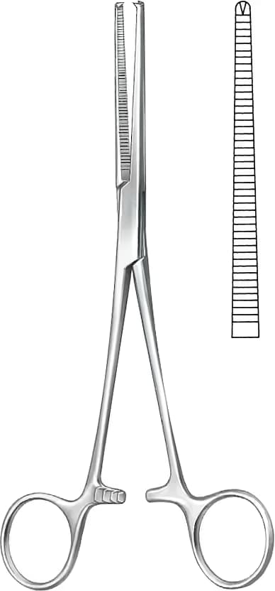 KLEMP KOCHER İNCE 1X2 DISLI DUZ 16CM