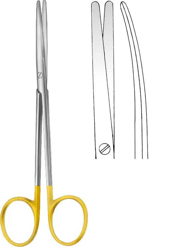 TC MAKAS METZENBAUM İNCE 14,5CM EĞRİ