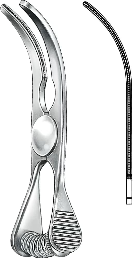ATRAVMATİK BULLDOG KLEMP GLOVER 105mm 56mm EĞRİ