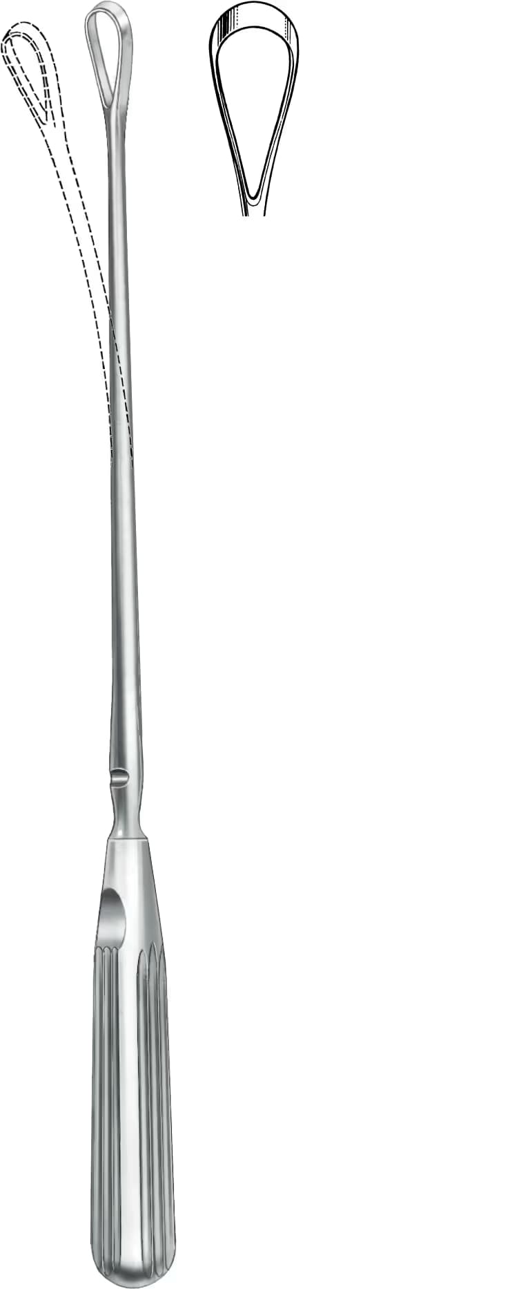 UTERINE ÜRET SIMS 25,5CM 10,5mm KÜNT