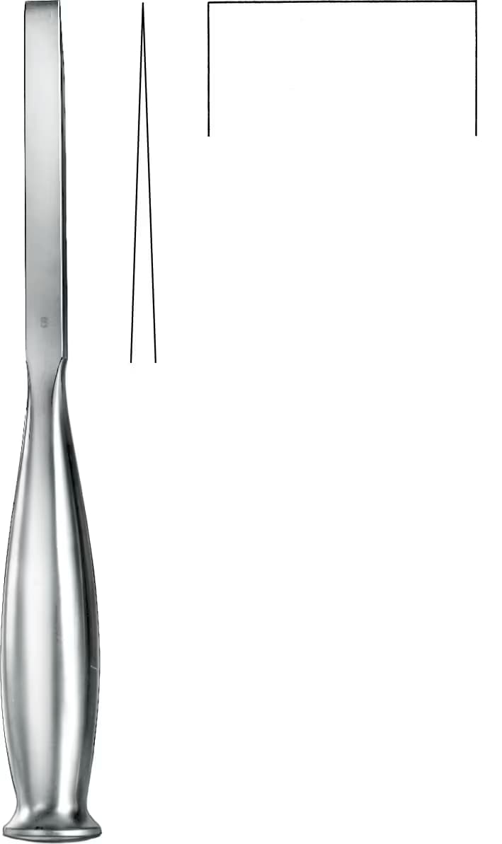 OSTEOTOM SMITH PETERSEN DÜZ 20,5cm 32mm