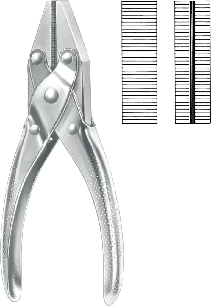 PENSE PARALEL DÜZ BURUNLU 18,5CM