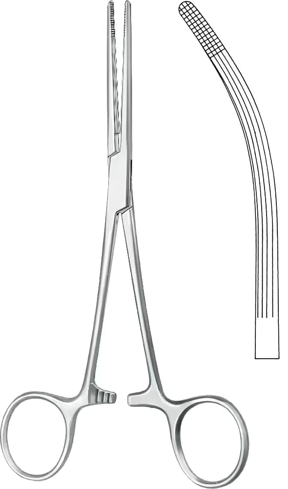 HEMOSTATİK KLEMP ROCHESTER-CARMALT EGRI 20CM
