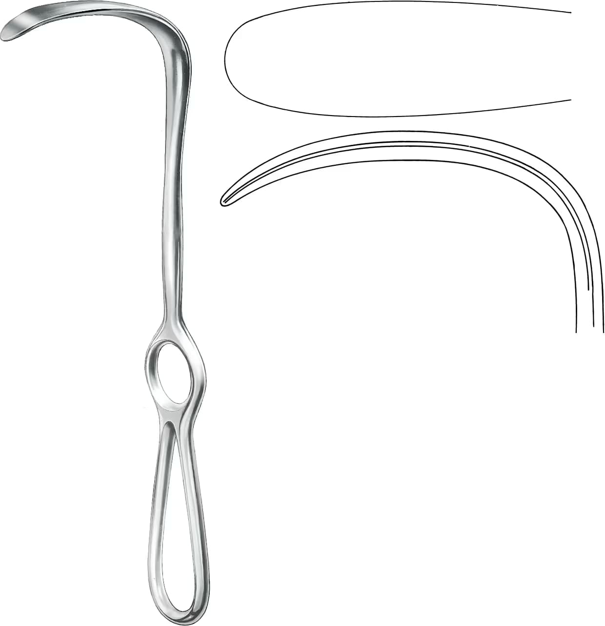 EKARTOR LANGENBECK 21CM 60X20MM