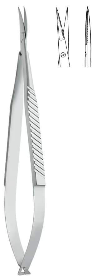 MİKRO MAKAS DÜZ SAP 9MM TIRTIKLI AĞIZ S/S 15CM DÜZ