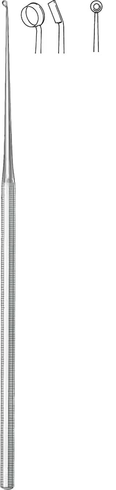 KULAK KURETI EĞRİ KESKIN 15cm 2,0mm