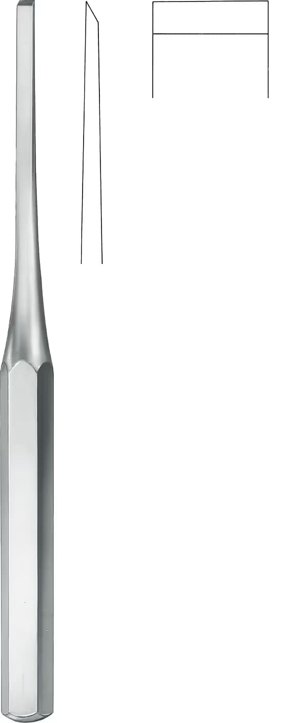 OSTEOTOM HIBBS DÜZ 24,5cm 19mm