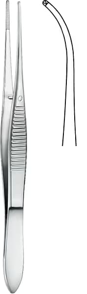 PENSET ÇOK HASSAS 10CM 1x2 DİŞLİ EĞRİ