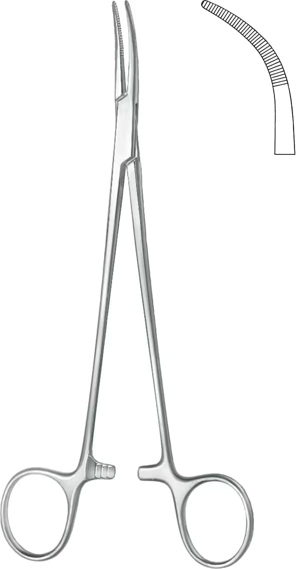 TONSIL KLEMP SCHNIDT-SAWTEL 19CM