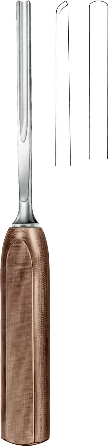 GOUGE HP SAP 25cm 5mm DÜZ