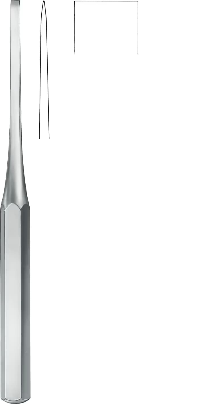 OSTEOTOM HIBBS DÜZ 24,5cm 19MM