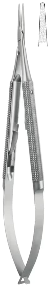 Portegü Mikro kilitli yuvarlak sap 1,2mm 15cm düz elmas püskürtme