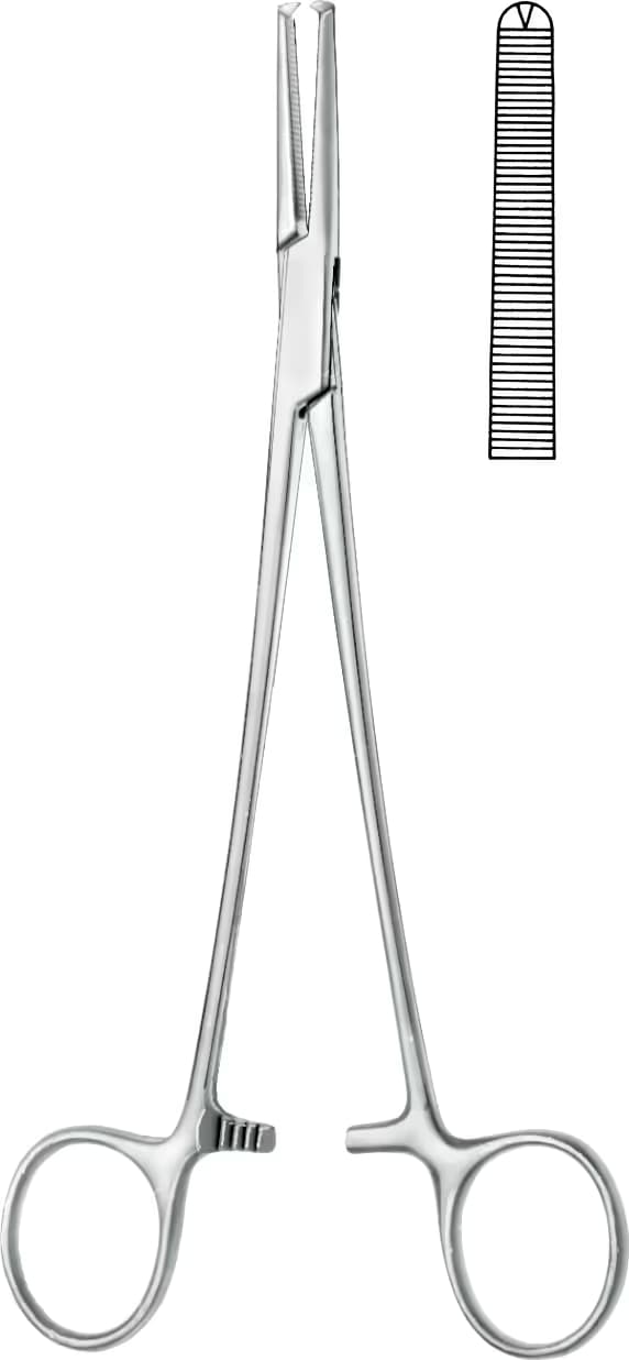 HİSTEROKTOMİ KLEMP PHANEUF 1X2 DISLI 20,5CM DÜZ