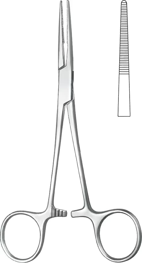 HEMOSTATİK KLEMP KELLY 14CM DUZ
