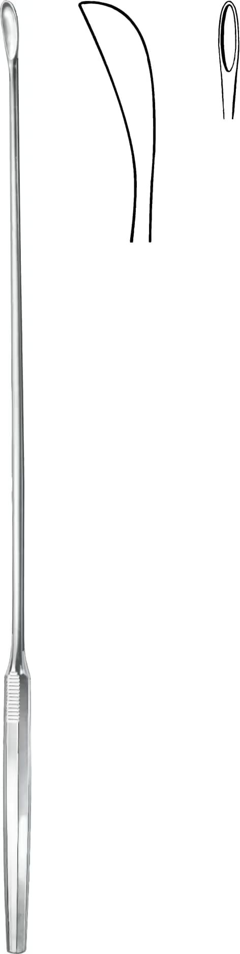 KÜRET LUER KORTE 31CM 2,8MM
