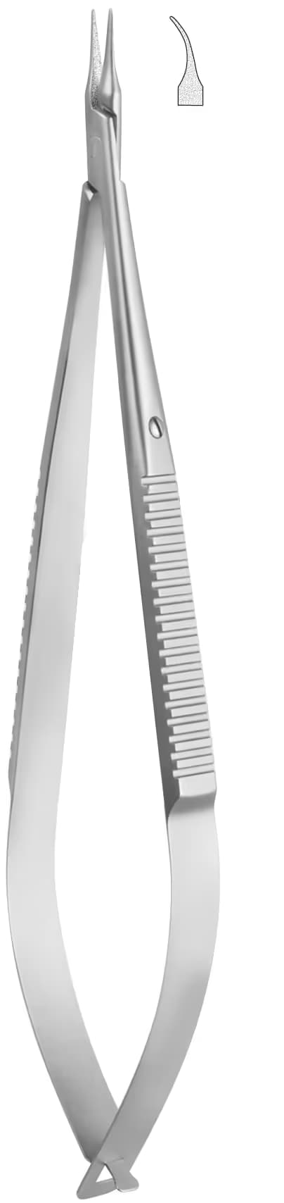 TC Portegü Mikro kilitsiz düz sap 0,30mm 15cm EĞRİ