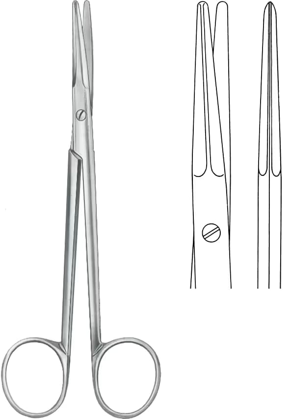 DİSEKSİYON MAKASI 14,5CM DÜZ