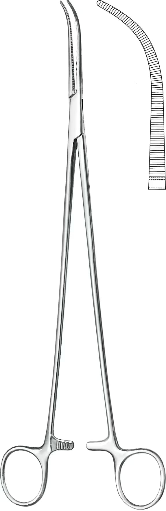 DİSEKSİYON KLEMP OVERHOLT F.2 29,5CM