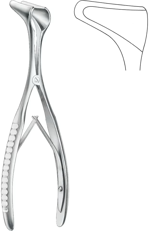 BURUN SPEKULUMU HARTMANN HALLE 15,5CM FIG.1