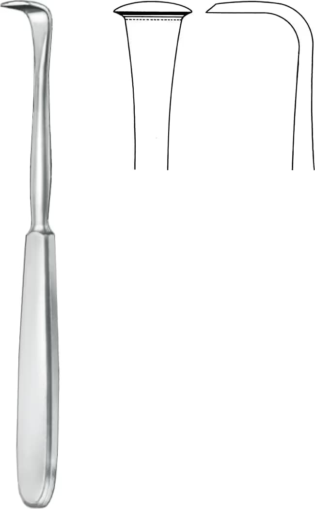 RASPARATOR LANGENBECK 18cm 14mm