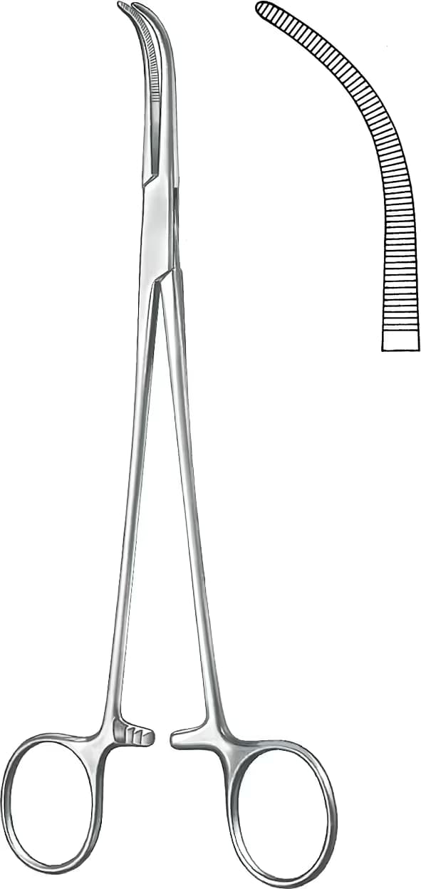 DİSEKSİYON KLEMP OVERHOLT-GEISSENDORF FIG.3 27CM