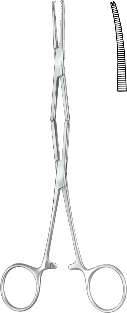 TENDON TUTUCU 21cm 2x3 dişli eğri