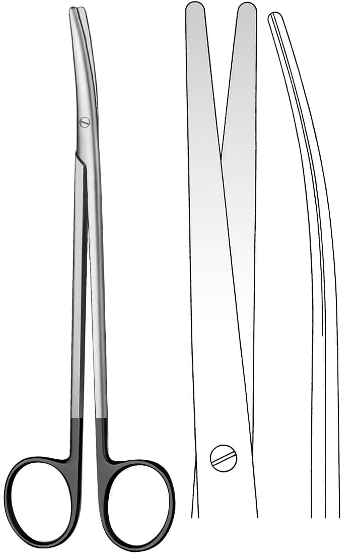 TC SUPERCUT MAKAS METZENBAUM 31cm EĞRİ