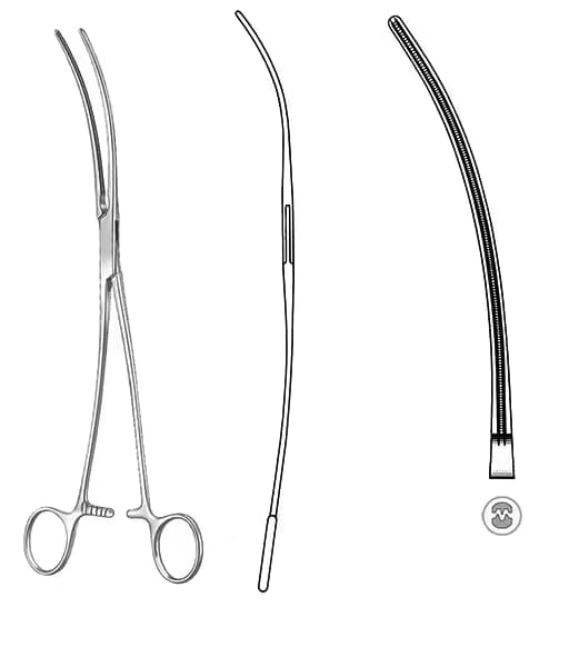 ATRAVMATIK KLEMP DEBAKEY 31cm 130mm