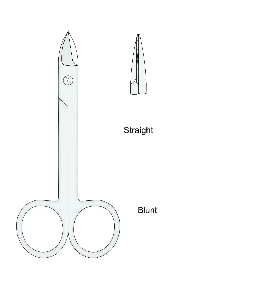 Beebee Tel Kesme Makası 110Mm, Düz, Küt