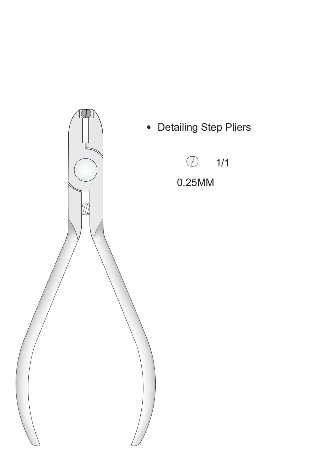 Kademe Pensesi 125Mm 0.25Mm Detaylandırma