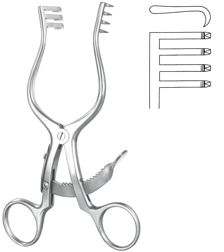 OTOMATIK EKARTOR SCALP CONTOUR 3X4 KESKİN 13,5CM