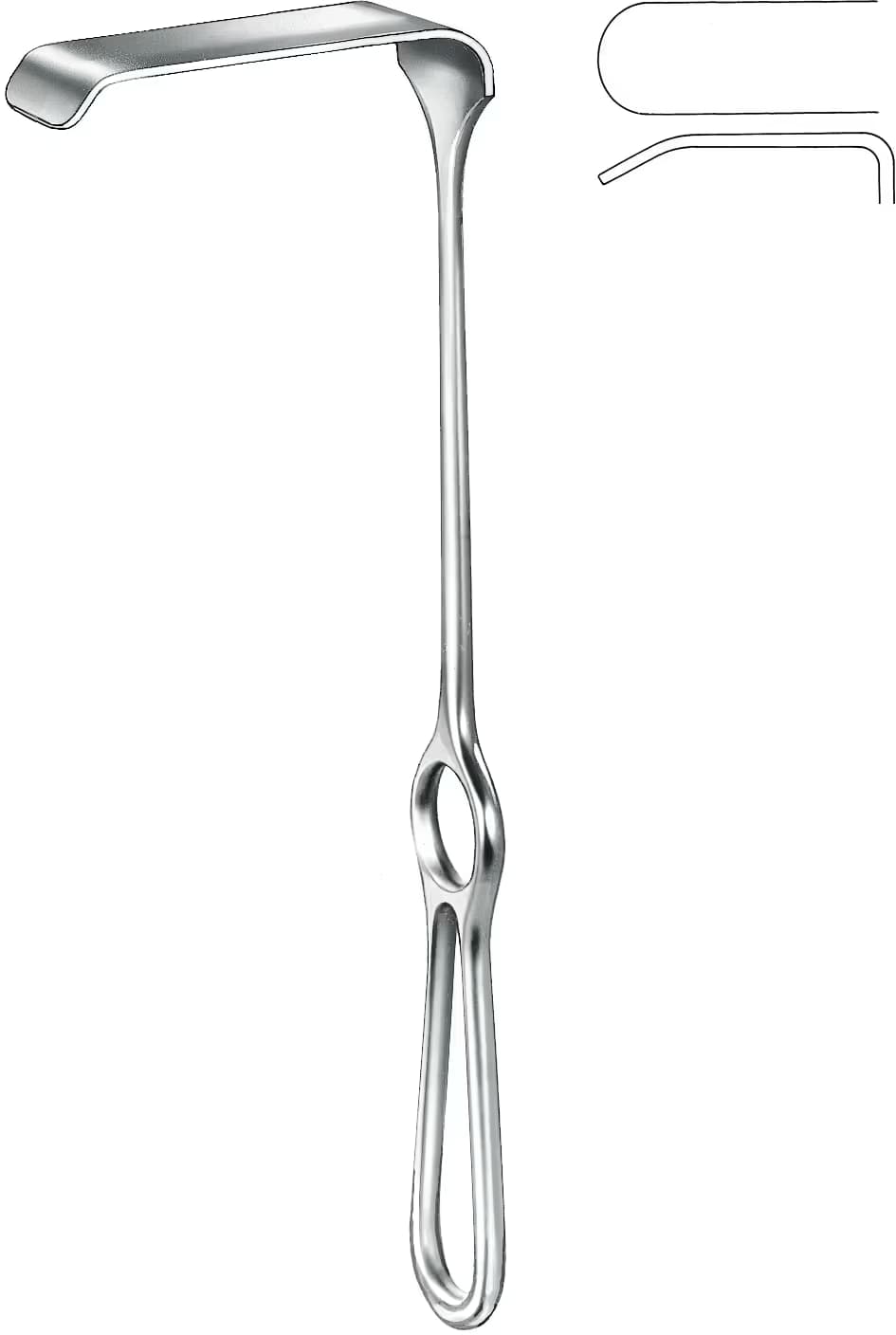 EKARTOR KOCHER-LANGENBECK 21,5CM 25X10MM