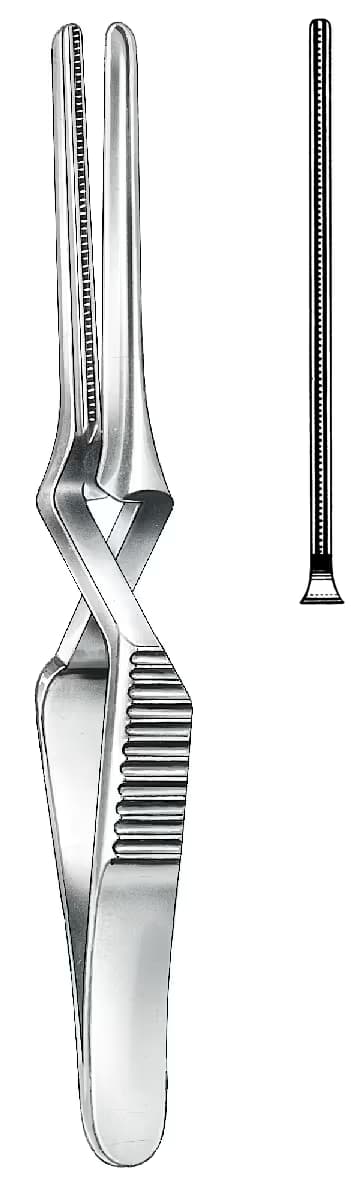 ATRAVMATİK BULLDOG KLEMP DEBAKEY 105mm 45mm DÜZ