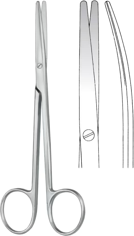 MAKAS BABY-METZENBAUM 14CM EĞRİ