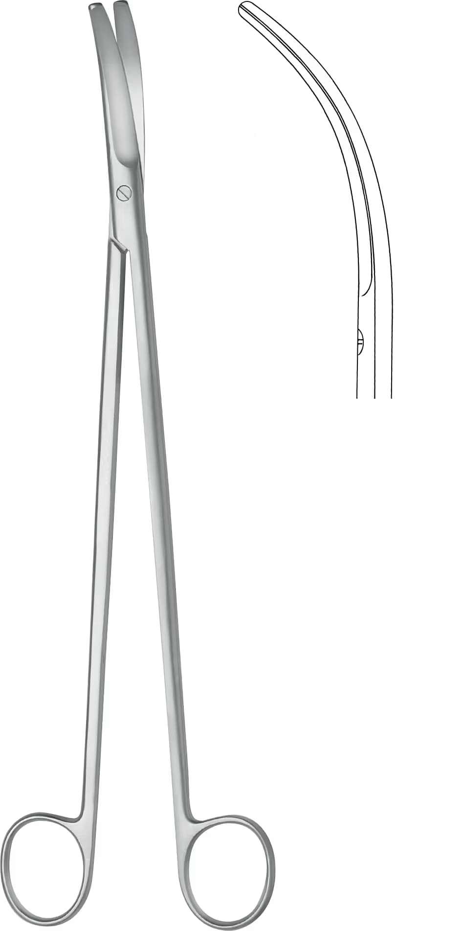 MAKAS REKTAL 32CM EĞRİ