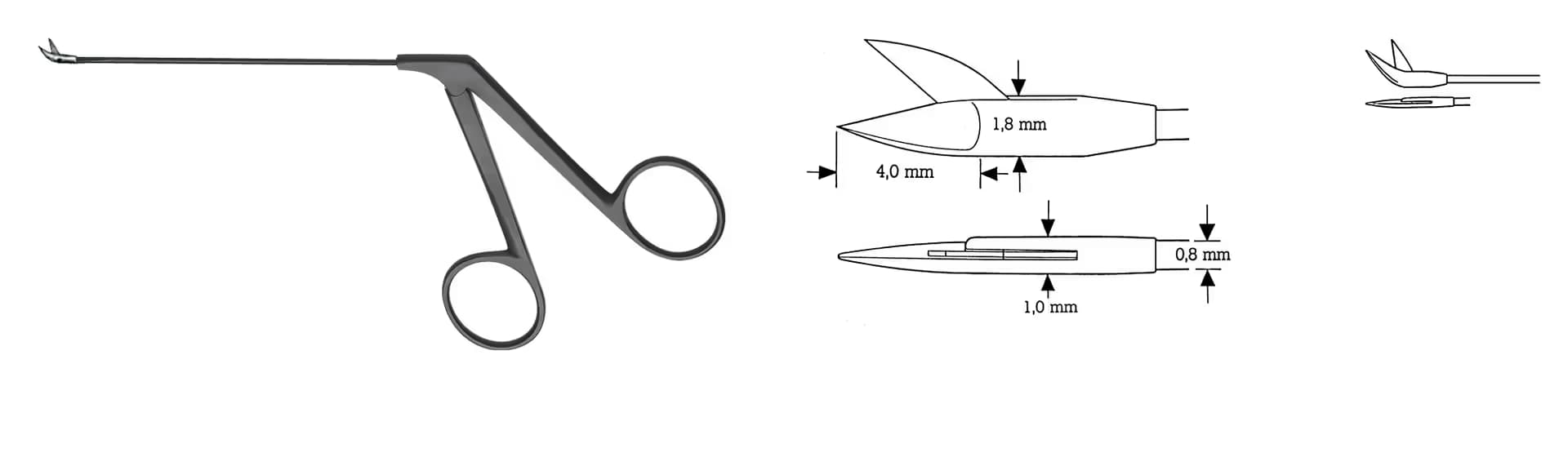 MİKRO ALLIGATOR MAKAS 8CM