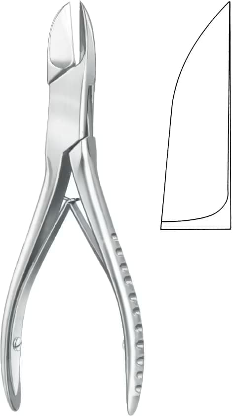 KEMİK KESME KLEMPİ LISTON DUZ 22CM