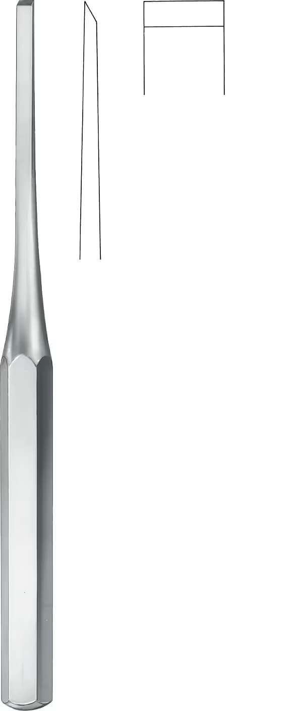 OSTEOTOM HIBBS DÜZ 24,5cm 13mm