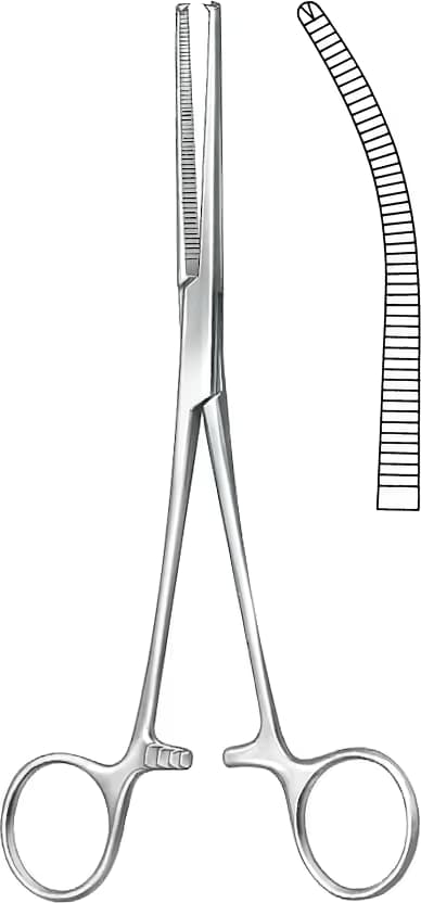 KLEMP KOCHER İNCE 1X2 DISLI EGRI 16CM