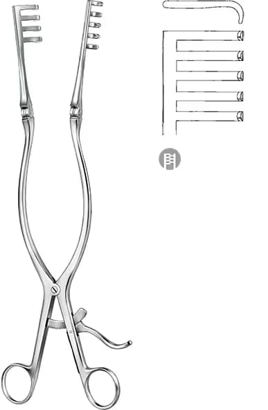 OTOMATIK EKARTOR ADSON 3X4 SIVRI 33CM