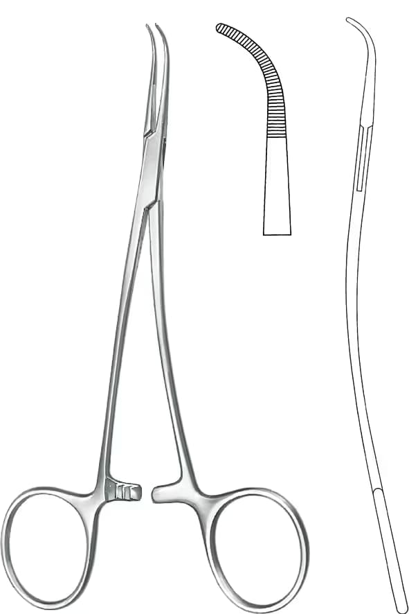 DİSEKSİYON KLEMP OVERHOLT MINI 15CM